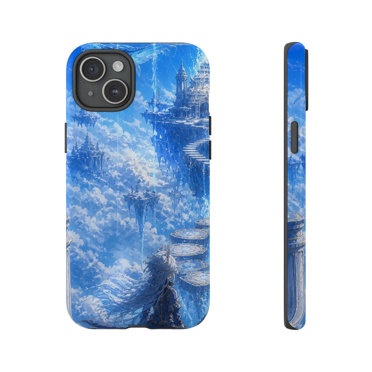 Azure Descent Anime Fantasy Tough Phone Case