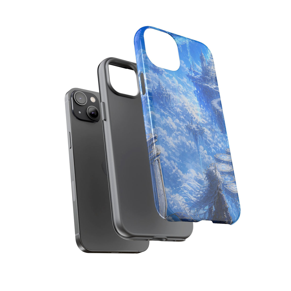 Azure Descent Anime Fantasy Tough Phone Case