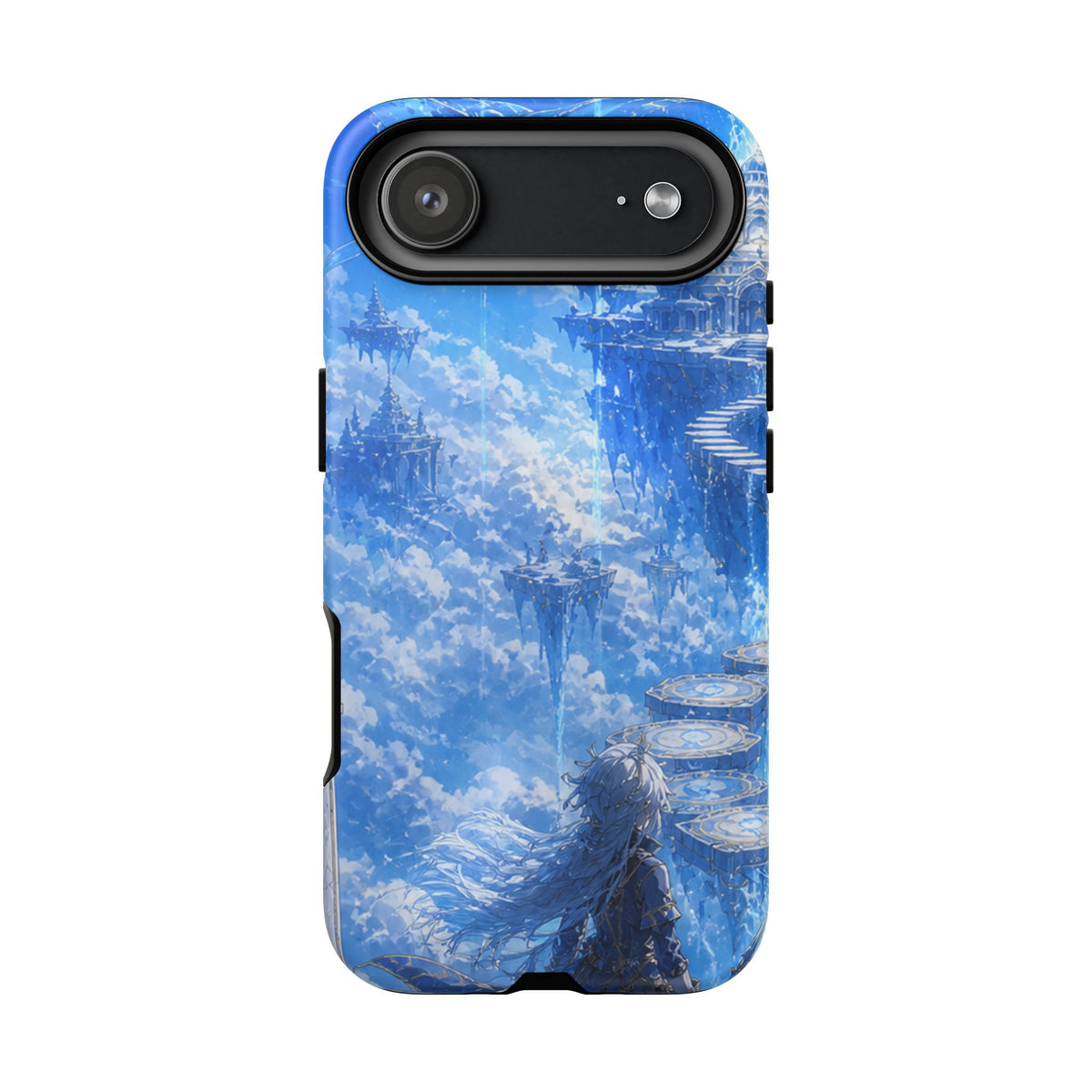 Azure Descent Anime Fantasy Tough Phone Case