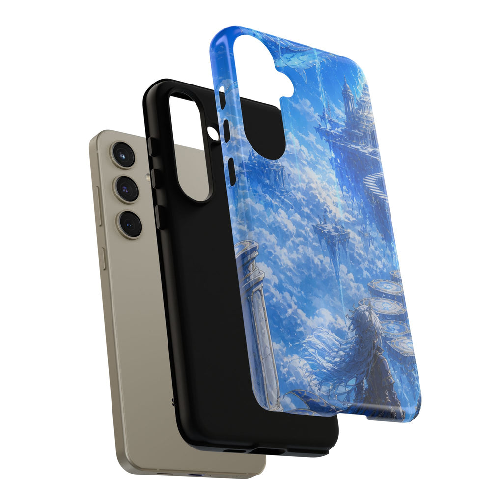 Azure Descent Anime Fantasy Tough Phone Case