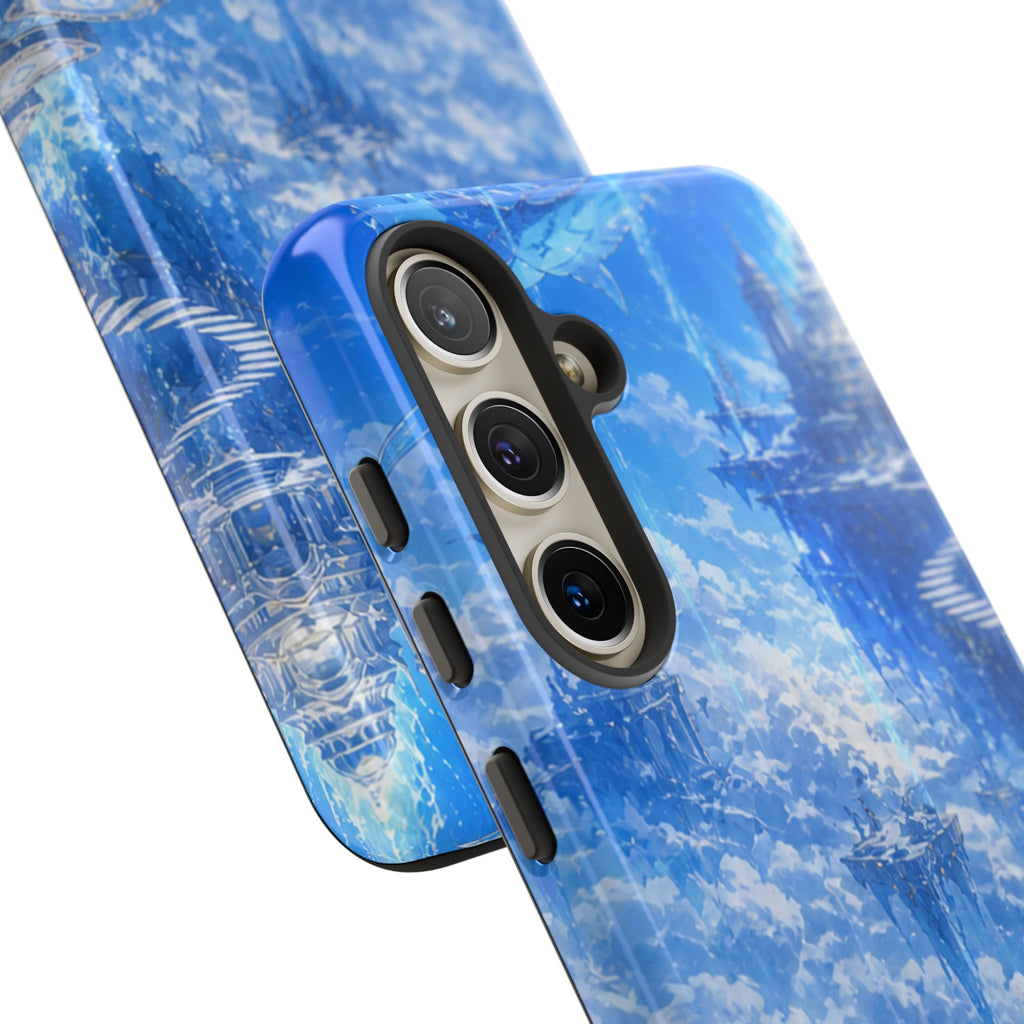 Azure Descent Anime Fantasy Tough Phone Case