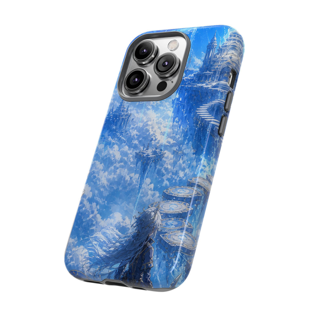 Azure Descent Anime Fantasy Tough Phone Case