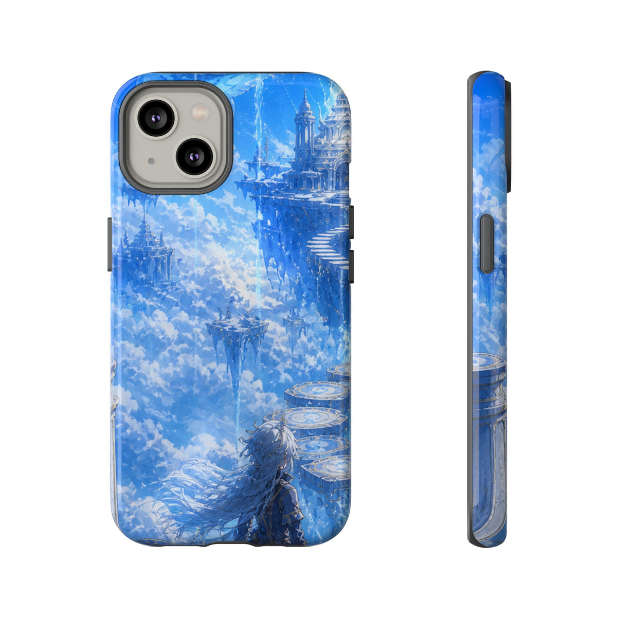 Azure Descent Anime Fantasy Tough Phone Case