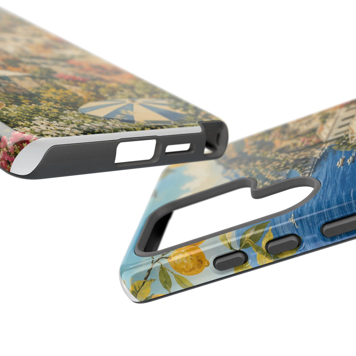 Amalfi Coast Phone Case, Coastal Travel Art, Tough Protective Case, Matte or Glossy