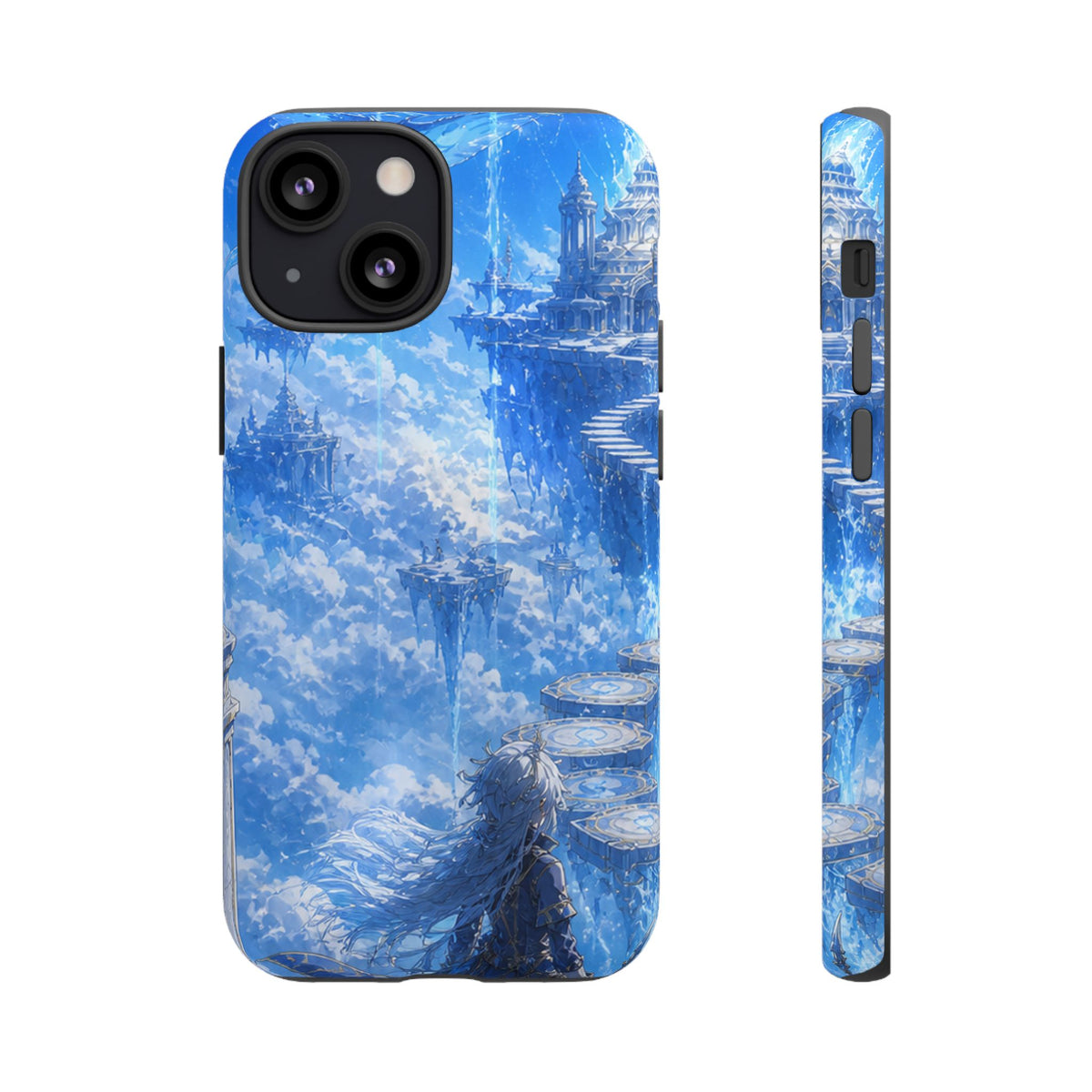 Azure Descent Anime Fantasy Tough Phone Case
